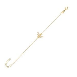 Adina's Jewels Pavé Honey Bee Bracelet